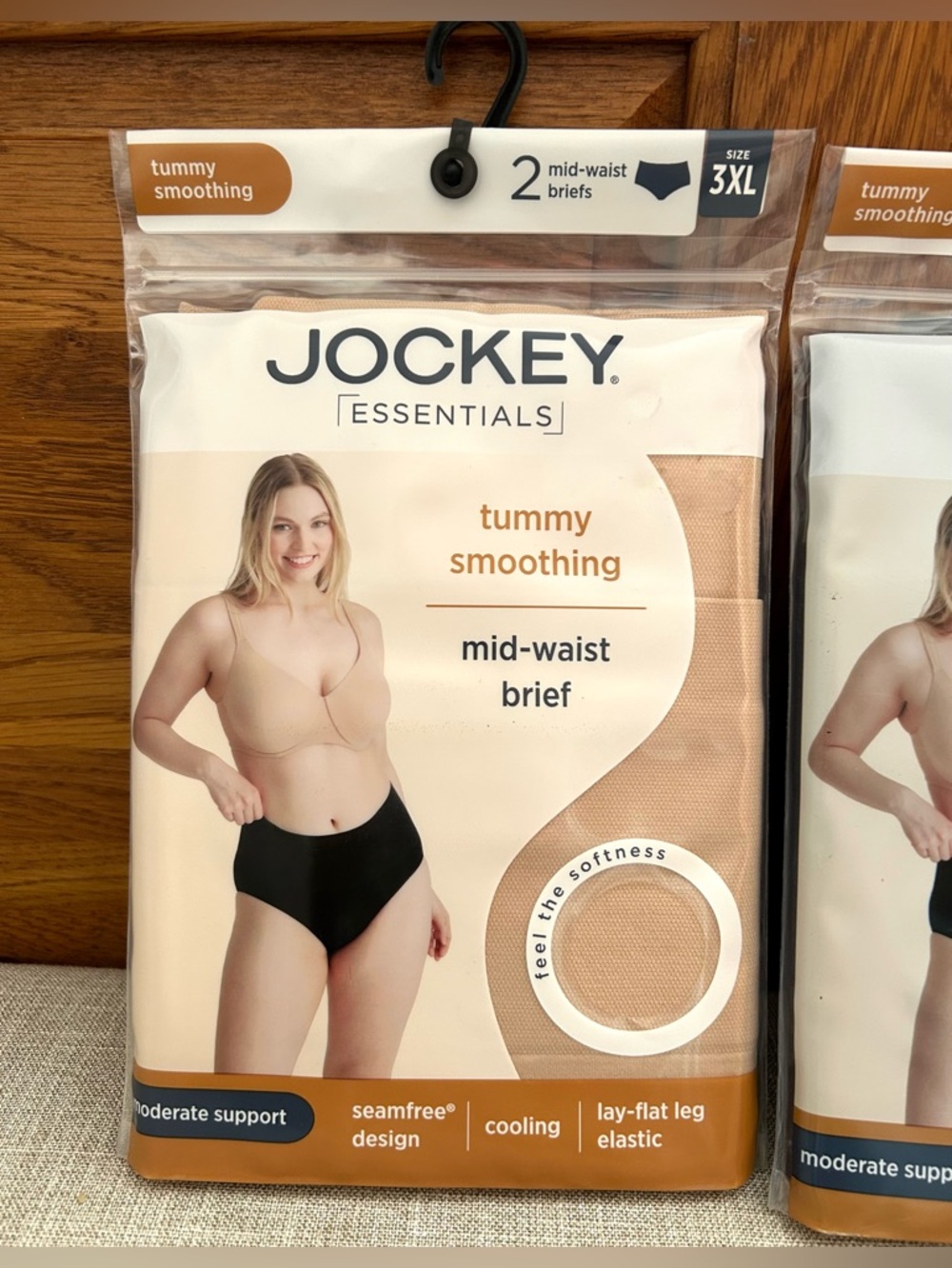 Women's Jockey Essentials Slimming Brief Panties, Seamfree Underwear, 3XL - Picture 2 of 6